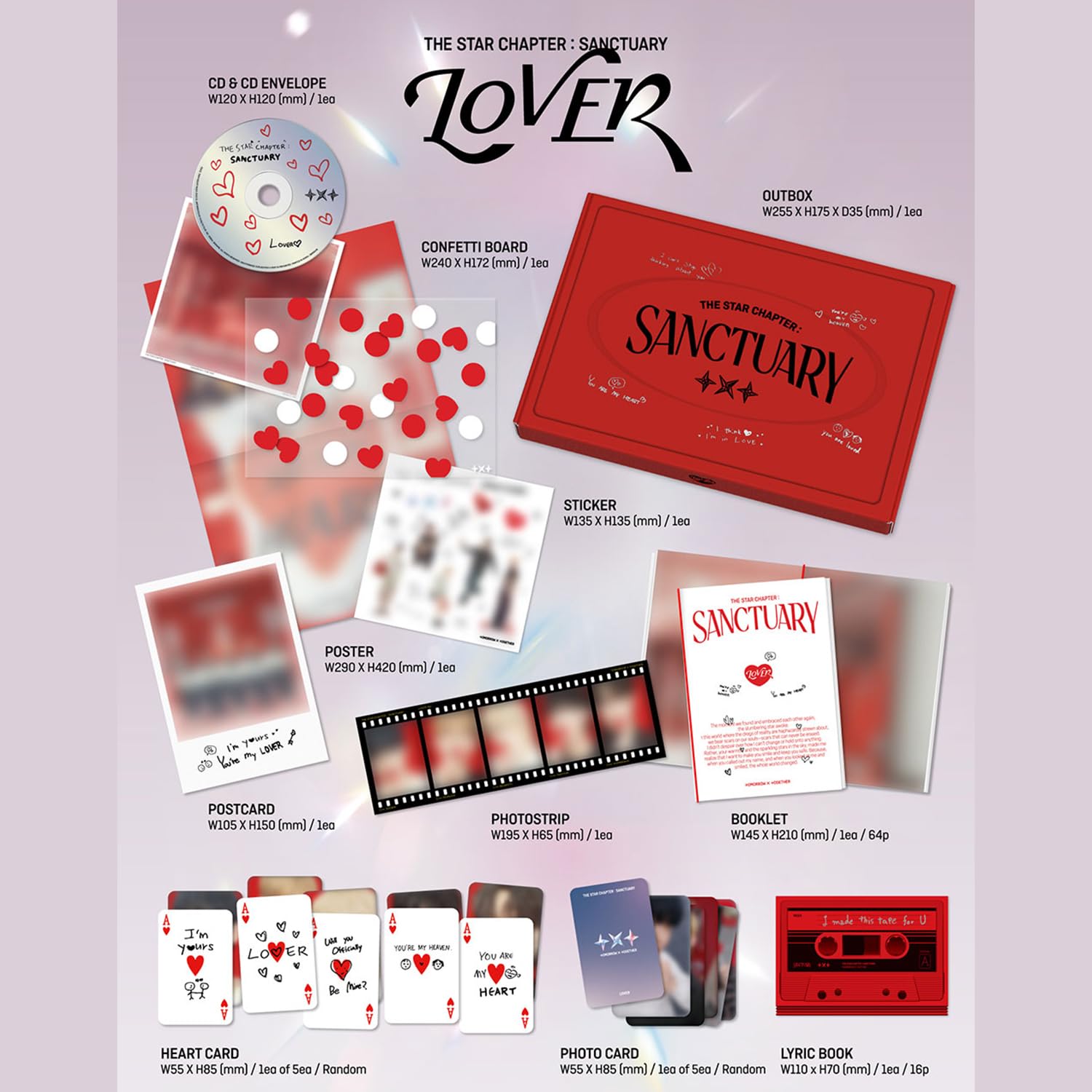 TXT - [The Star Chapter: SANCTUARY] (Standard - LOVER Ver.) Outbox